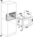 Whirlpool WMF250G beépíthető mikrohullámú sütő kép 7