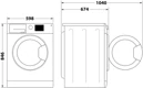 Whirlpool WP B8X WBS EE hőszivattyús szárítógép kép 7
