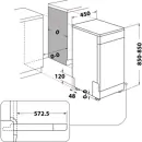 Whirlpool WSFO 3B23 P szabadonálló keskeny mosogatógép kép 7