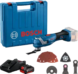 Bosch 06018G2021 GOP 185-Li akkus multifunkcionális vágószerszám (1x 4,0Ah akkuval + GAL 18V-20 töltővel) kép
