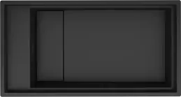 Elleci Dialogo 360 Workstation K86 Black inox tartozékokkal Keratek Plus mosogatótálcák kép