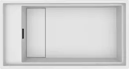 Elleci Dialogo 360 Workstation K96 White inox tartozékokkal Keratek Plus mosogatótálcák kép