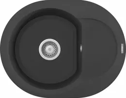 Elleci Easy Round 600  G59 antracite (LGYR6059) Gránit mosogatótálcák kép