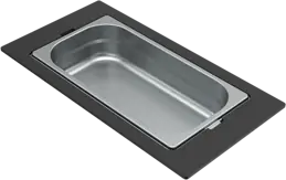 Elleci GOURMET 378 egyrészes Inox tároló edény HPL kerettel Gyümölcsmosó kosarak kép