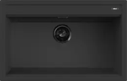 Elleci Best 130 Workstation fekete tartozékokkal - ÚJ!  G40 nero (LGB13040BKM) Gránit mosogatótálcák kép