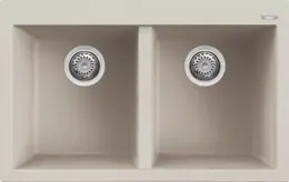 Elleci Quadra 350 - ÚJ!  G39 bianco soft (LGQ35039) Gránit mosogatótálcák kép