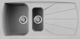 Elleci Living 475  M79 aluminium (LML47579) Gránit mosogatótálcák kép