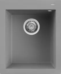 Elleci Quadra 100  G48 cemento (LGQ10048) Gránit mosogatótálcák kép