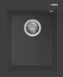 Elleci Quadra 100  G59 antracite (LGQ10059) Gránit mosogatótálcák kép