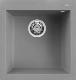 Elleci Quadra 102  G48 cemento (LGQ10248) Gránit mosogatótálcák kép