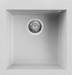 Elleci Quadra 102  G68 bianco (LGQ10268) Gránit mosogatótálcák kép