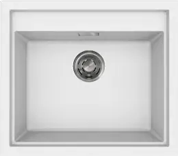 Elleci Sintesi 105 K96 White inox tartozékokkal Keratek mosogatótálcák kép