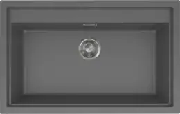 Elleci Sintesi 130 K99 Dark Grey inox tartozékokkal Keratek Plus mosogatótálcák kép