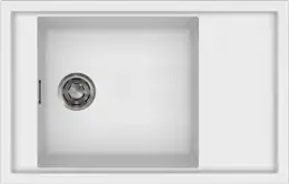Elleci Sintesi 305 K96 White inox tartozékokkal Keratek Plus mosogatótálcák kép