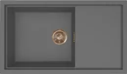 Elleci Sintesi 410 K99 Dark Grey bronz tartozékokkal Keratek Plus mosogatótálcák kép
