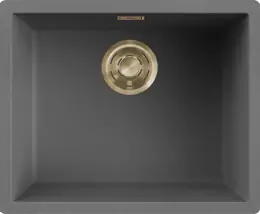 Elleci Zen 105 K99 Dark Grey arany tartozékokkal Keratek Plus mosogatótálcák kép