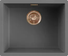 Elleci Zen-F 105 K99 Dark Grey bronz tartozékokkal Keratek Plus mosogatótálcák kép
