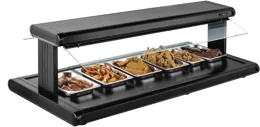 Ggm gastro AWTC1564 Melegentartó lap - vendéglátóipari - 1.528 mm - 1,26 kW - leheletvédő üveggel kép