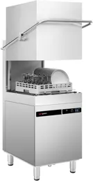 Ggm gastro DSOZ445N Kalapos mosogatógép - érintőkijelzős vezérlés - 9,66 kW - mosogatószer- és öblítőszer-adagolóval, ürítőszivattyúval kép