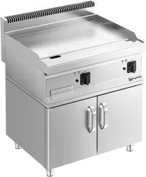 Ggm gastro EBK66-EUBK66-E Elektromos rostlap - 9 kW - Sima - Sütőfelület: 595x500 mm - álló - alsó állvánnyal - Professzionális kép