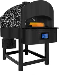 Ggm gastro STPOE930N Gázos pizzakemence - 1482x1720x1835 mm - 9x Ø 30 cm - max. 400 °C - érintőkijelzős - 130 pizza/óra kép