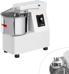 Ggm gastro TMP15-230V-N Spirálkaros dagasztógép - 15 l / 10 kg - fix üst - 230 V kép