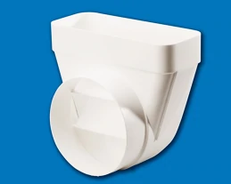 Gonal Cső-lapos csatorna átalakító 90°-5 Légtechnikai csövek, elemek és idomok (Webshop) kép