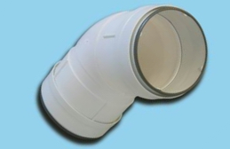 Gonal könyök elem 45°-3 Légtechnikai csövek, elemek és idomok (Webshop) kép