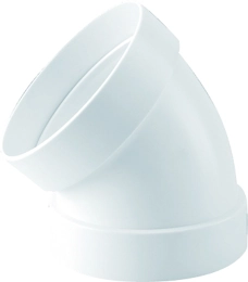 Gonal könyök elem 45°-6 Légtechnikai csövek, elemek és idomok (Webshop) kép