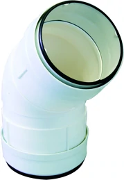 Gonal könyök elem 45°-7 Légtechnikai csövek, elemek és idomok (Webshop) kép