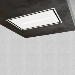 Sirius SLT-971 LESS 120 TW 4V motorral fehér üveg - ÚJ! mennyezetbe építhető páraelszívó kép