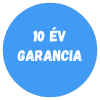 10 év gyártói garancia